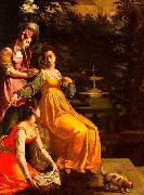 Jacopo da Empoli Susanna and the Elders Sweden oil painting reproduction